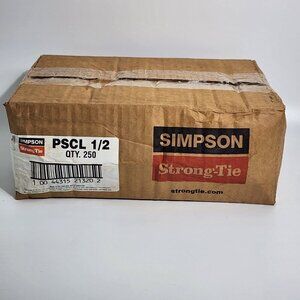 Simpson Strong-Tie PSCL 1/2 Sheathing Clip Galvanized Silver Steel Pack of 250